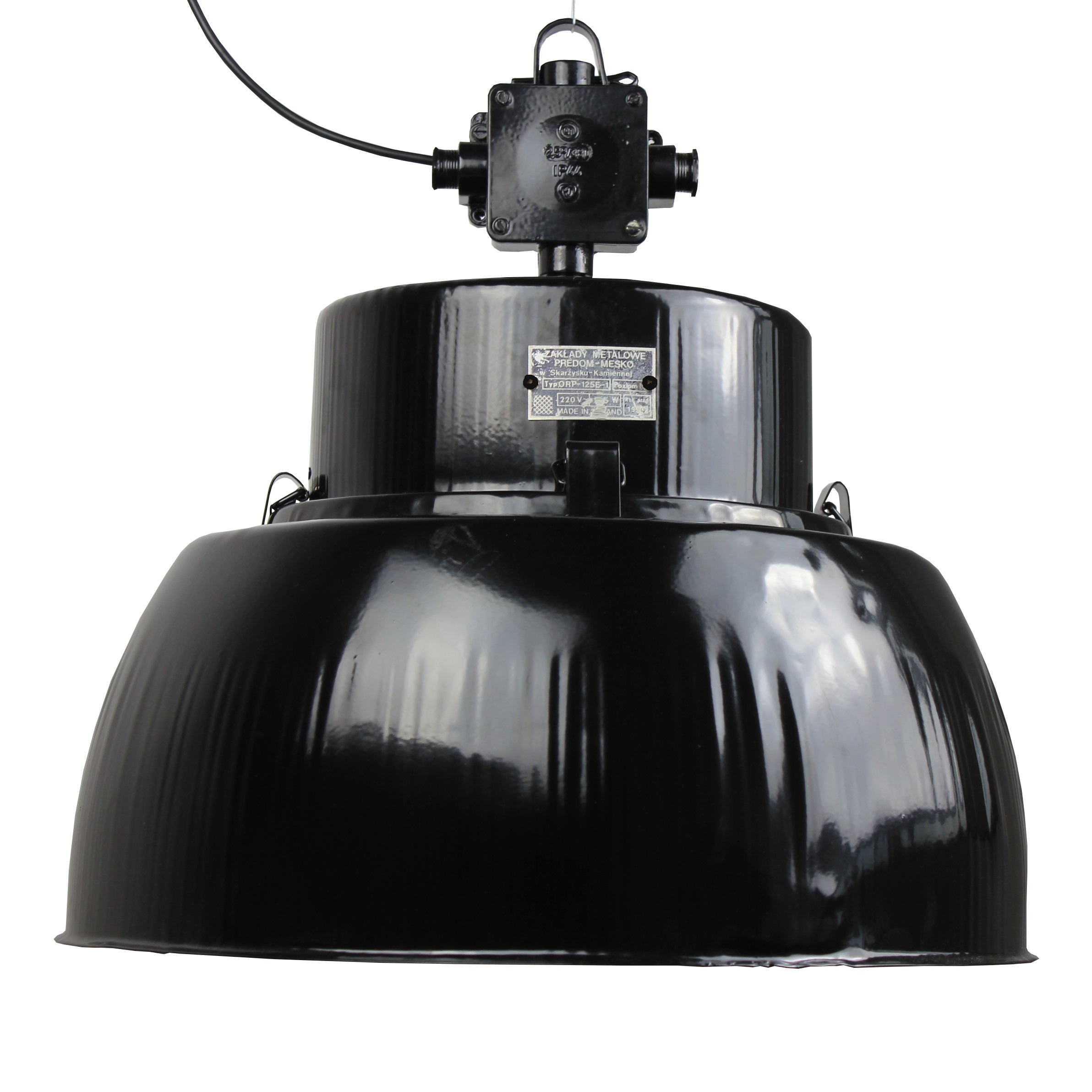 ORP-125 LAMPA Czarny połysk LOFTOWA PRZEMYSŁOWE LOFT LAMPy industrialne