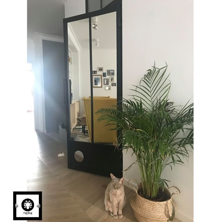 Drzwi do łazienki LOFT loftowe czarne industrialne Warszawa