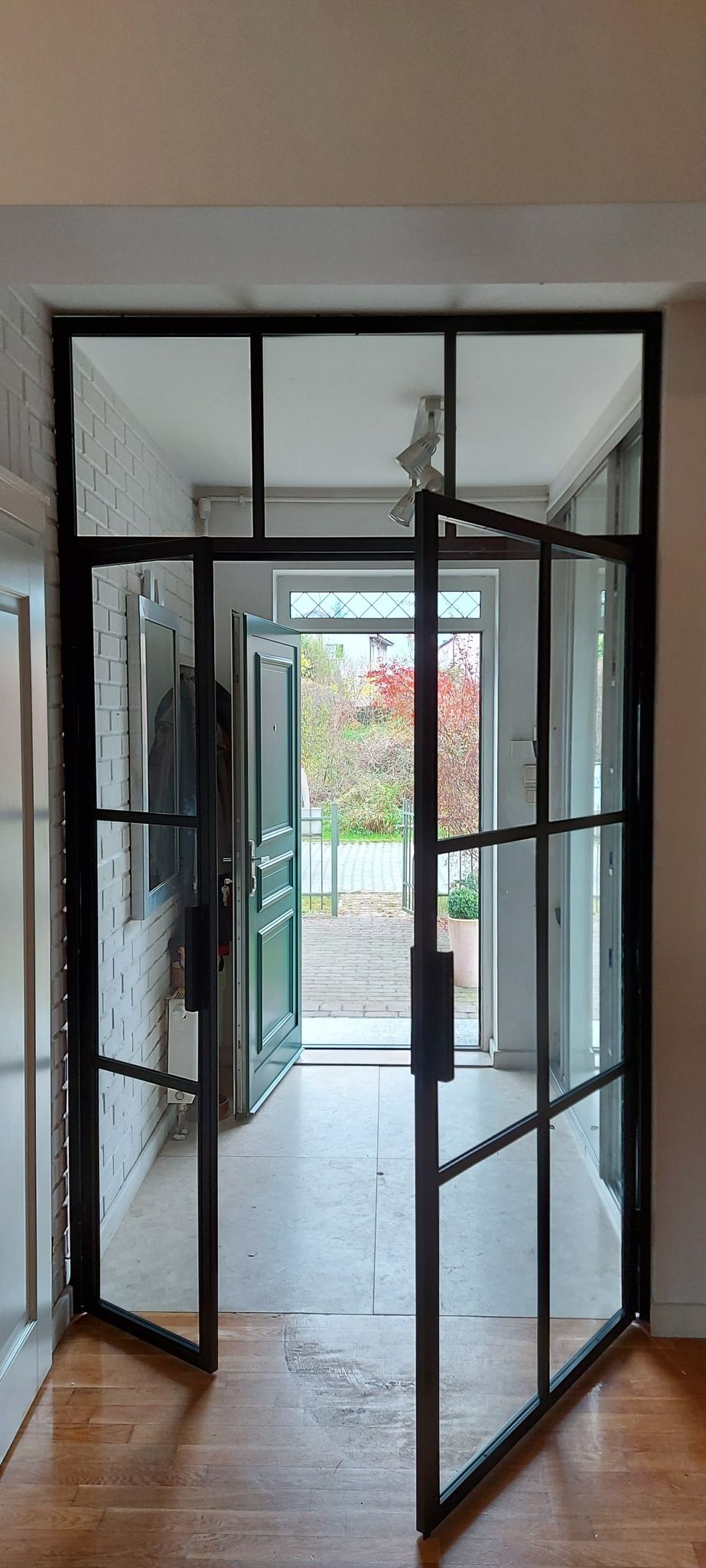 Ścianki industialne ściany loft metalowe szklane przeszklone z drzwiami producent drzwi Mag Haus Michał N. | Toruń